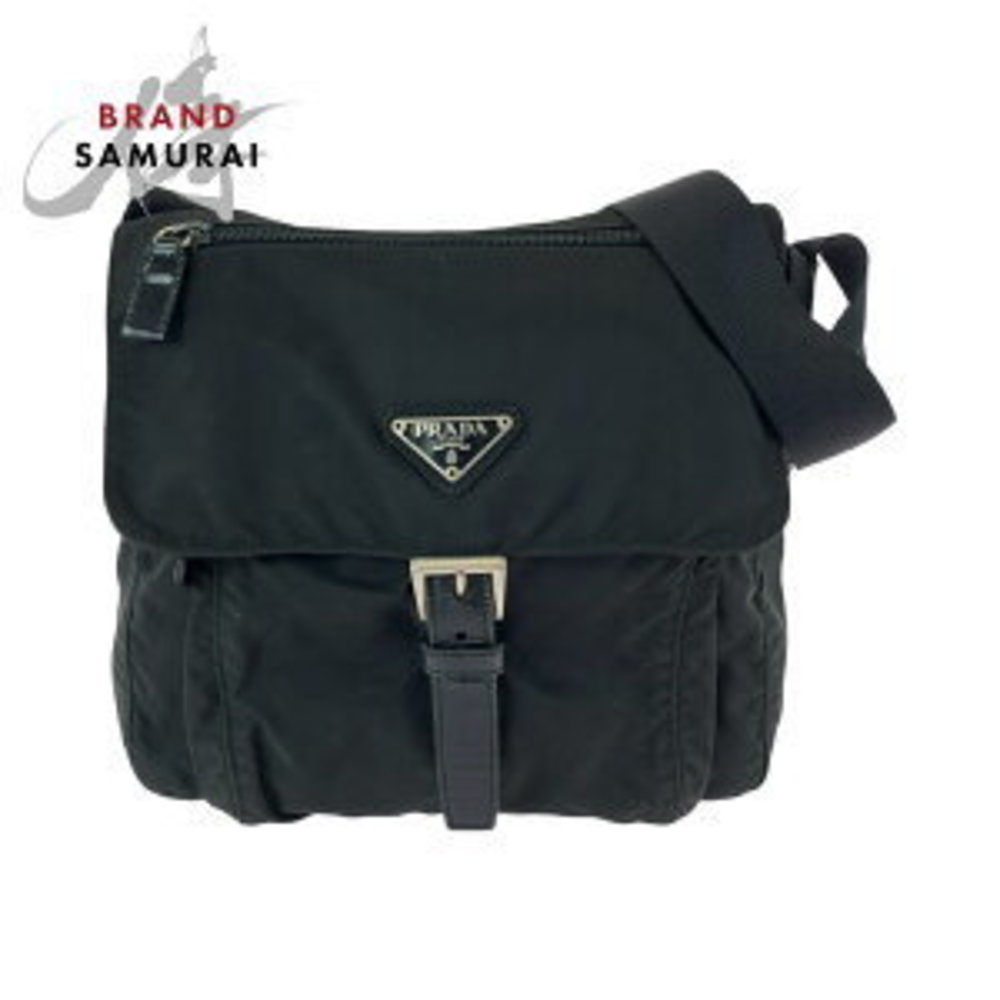 Prada Shoulder Tessuto Triangular Nylon Bag Pouch… - image 1